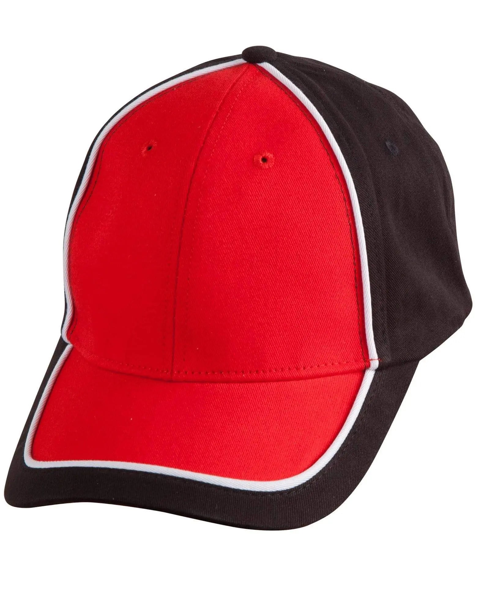 Arena Two Tone Cap Ch78 Active Wear Winning Spirit Black/White/Red One size